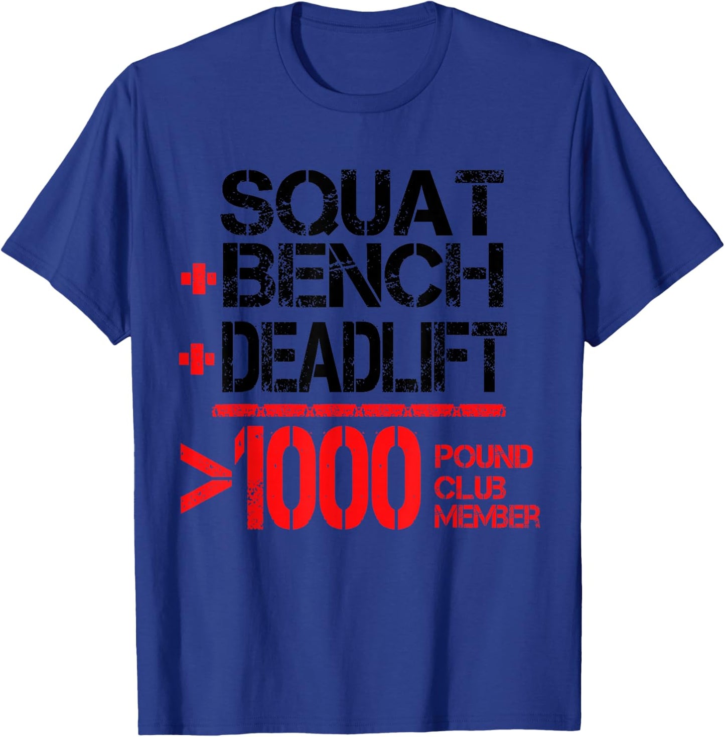 1000 Pound Club T-Shirt - T-Shirt | Royal