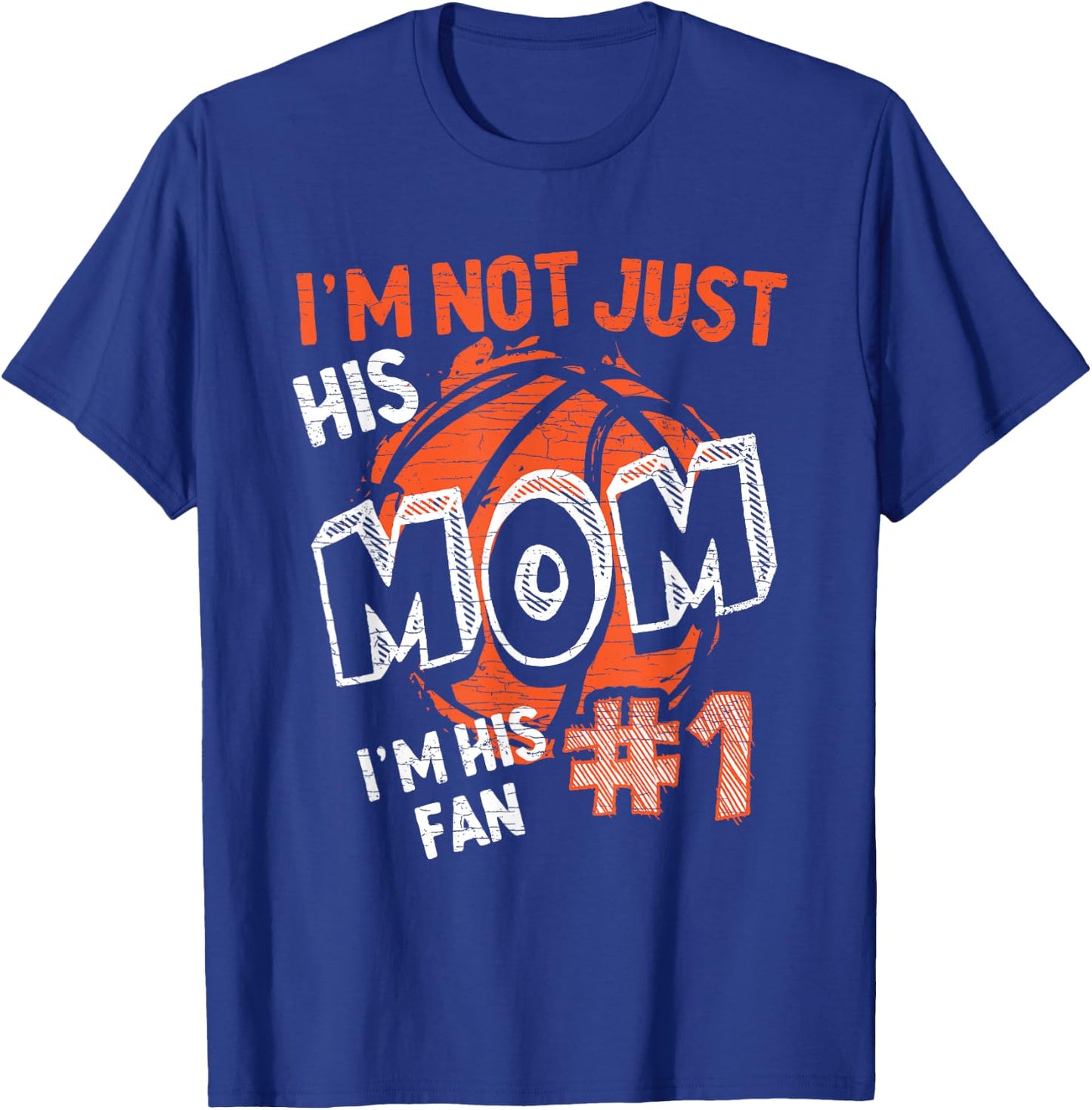 Mom Basketball Player T-Shirt - T-Shirt | Royal