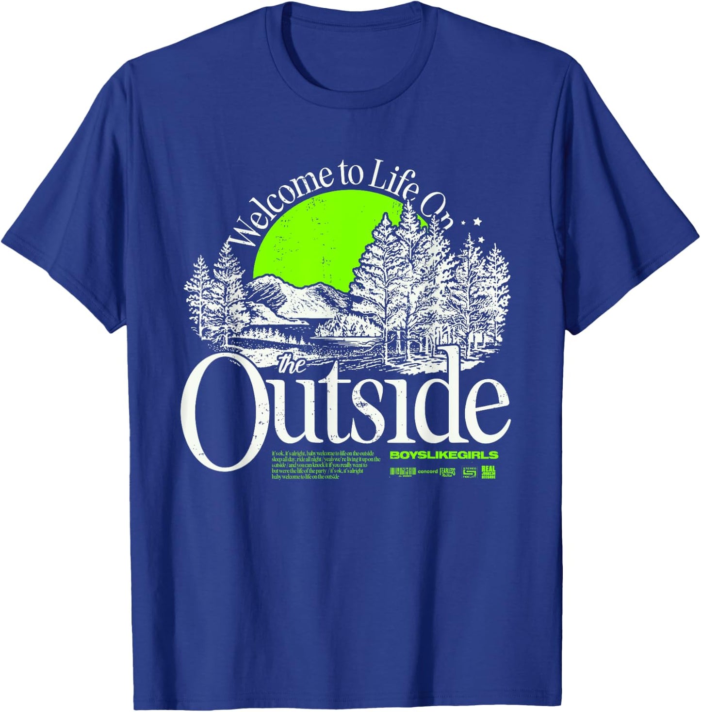 Boys Like Girls - the Outside T-Shirt - T-Shirt | Royal