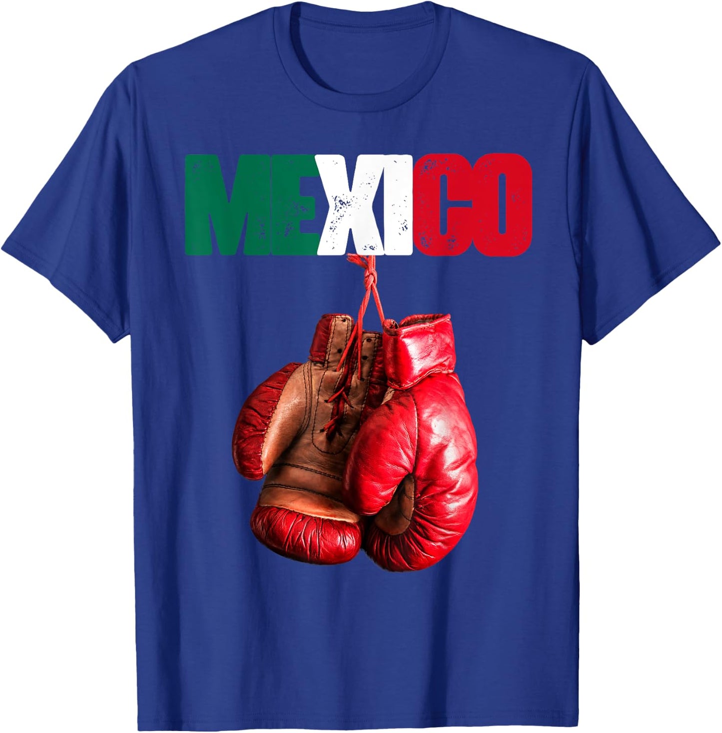 Funny Boxing - I Love Boxing Mexico T-Shirt - T-Shirt | Royal
