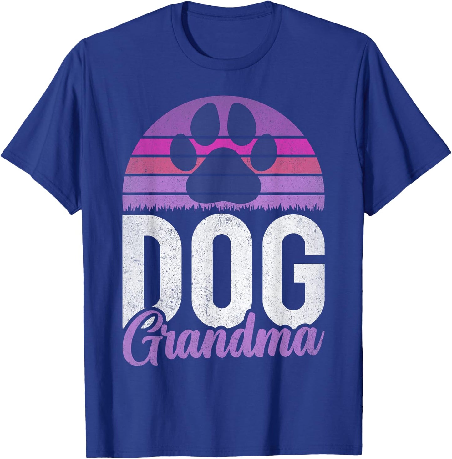 Dog Grandma Men Women T-Shirt - T-Shirt | Royal
