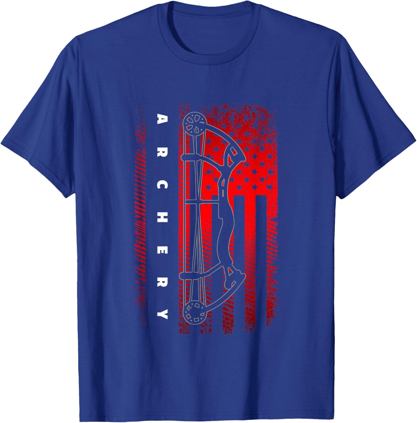 American Flag Archery T-Shirt - T-Shirt | Royal
