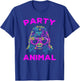 Cute Gorilla Party Animal Lover Colorful Monkey T-Shirt - T-Shirt | Royal