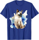 Siamese Painting Watercolor Kitten Cat Lover Siamois Kitty T-Shirt - T-Shirt | Royal