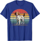 Retro Style Distressed Vintage Brittany Spaniel Dog T-Shirt - T-Shirt | Royal