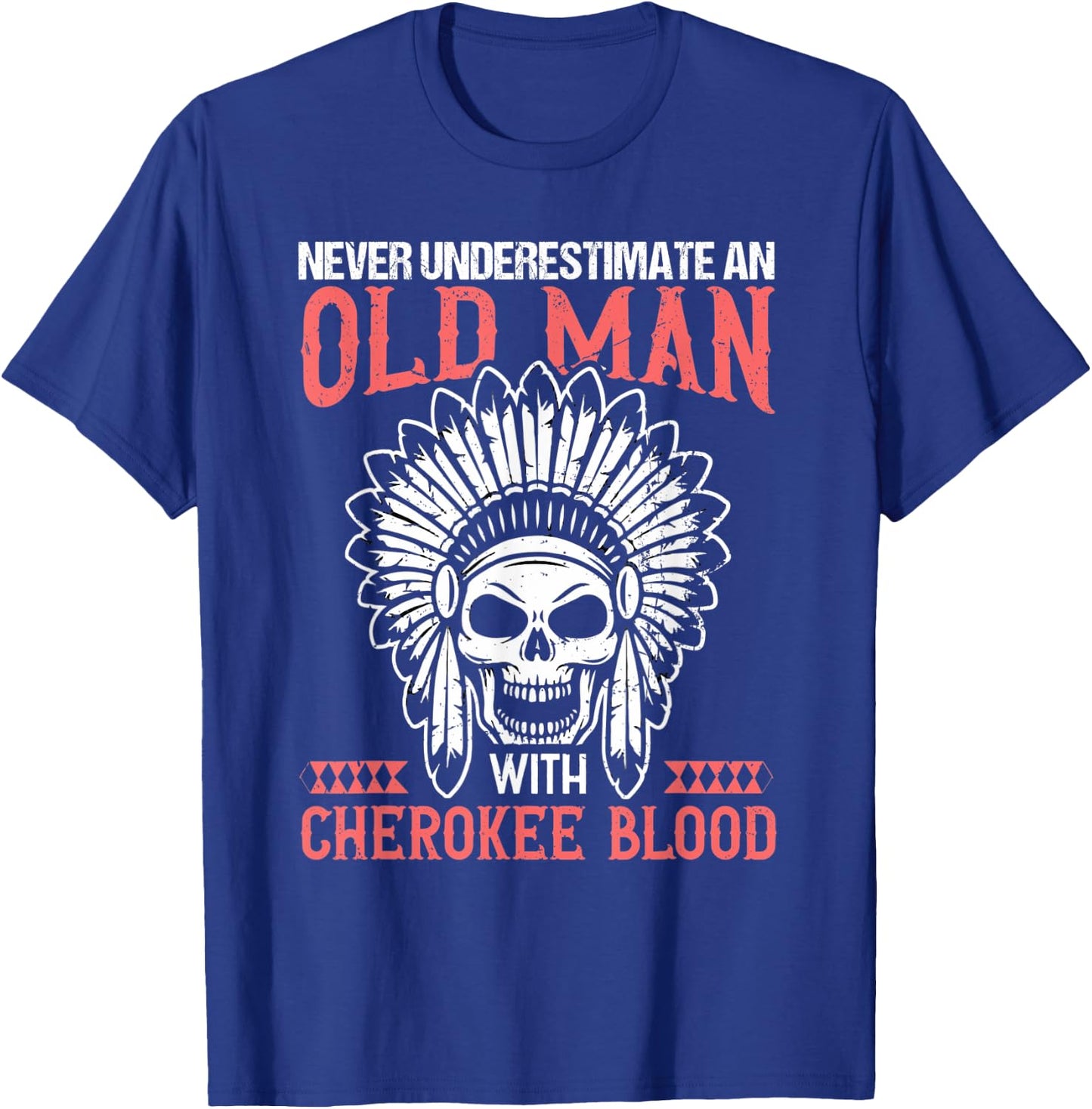 Native American Pride Design for a Proud Cherokee T-Shirt - T-Shirt | Royal
