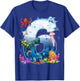 6th Birthday Party Ocean 6 Year Old Sea Fish Aquarium Boy T-Shirt - T-Shirt | Royal