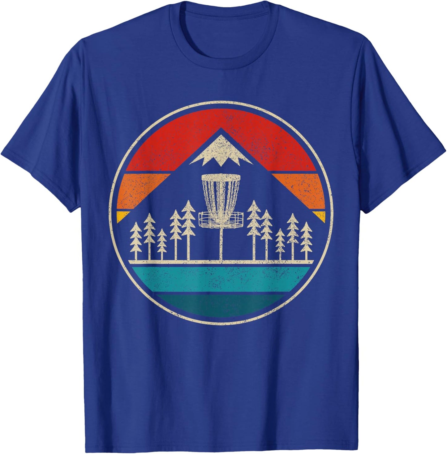 Vintage Disc Golf Rolf Retro Disc Golfer T-Shirt - T-Shirt | Royal