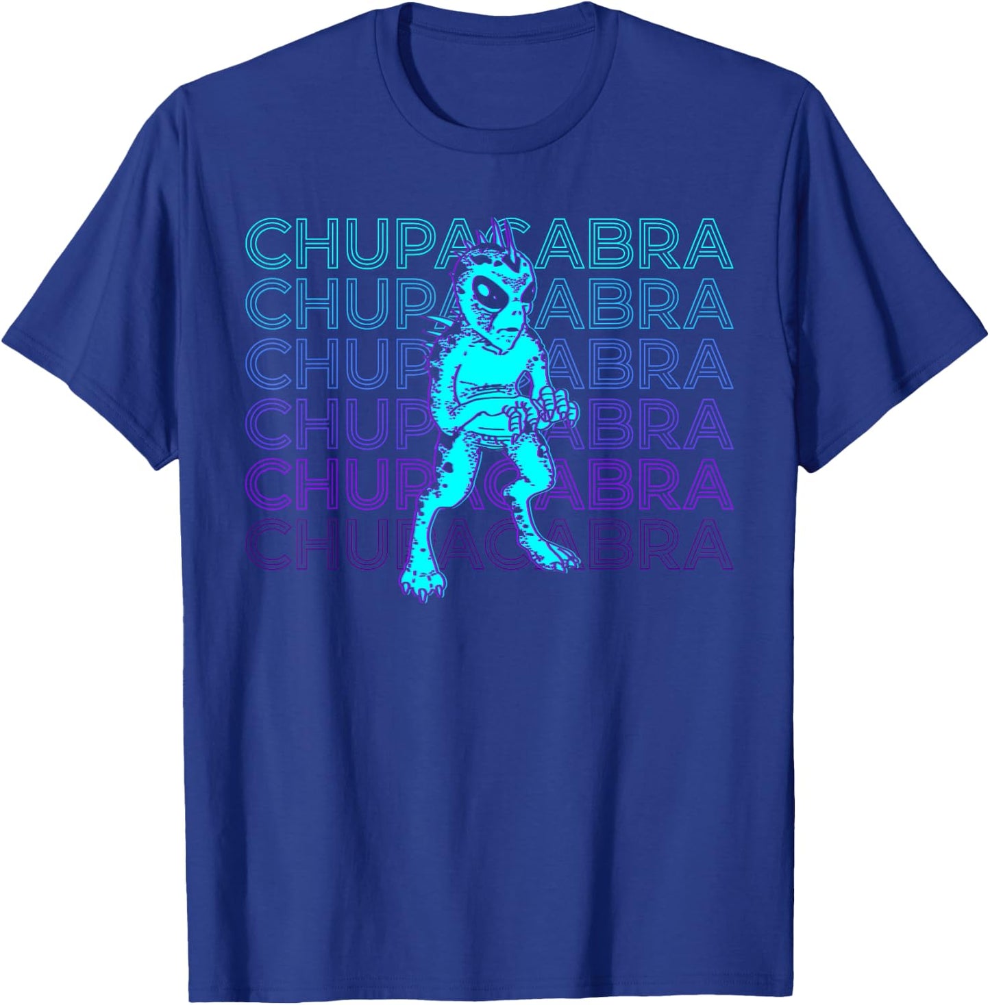 El Chupacabra Cryptid Cryptozoology T-Shirt - T-Shirt | Royal