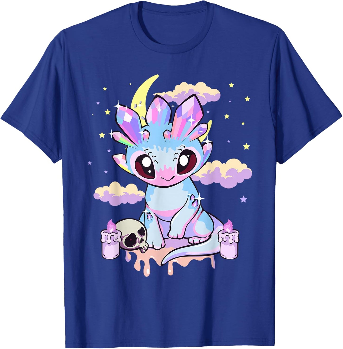 Pastel Goth Kawaii Cute Crystal Dragon Girls Women T-Shirt - T-Shirt | Royal