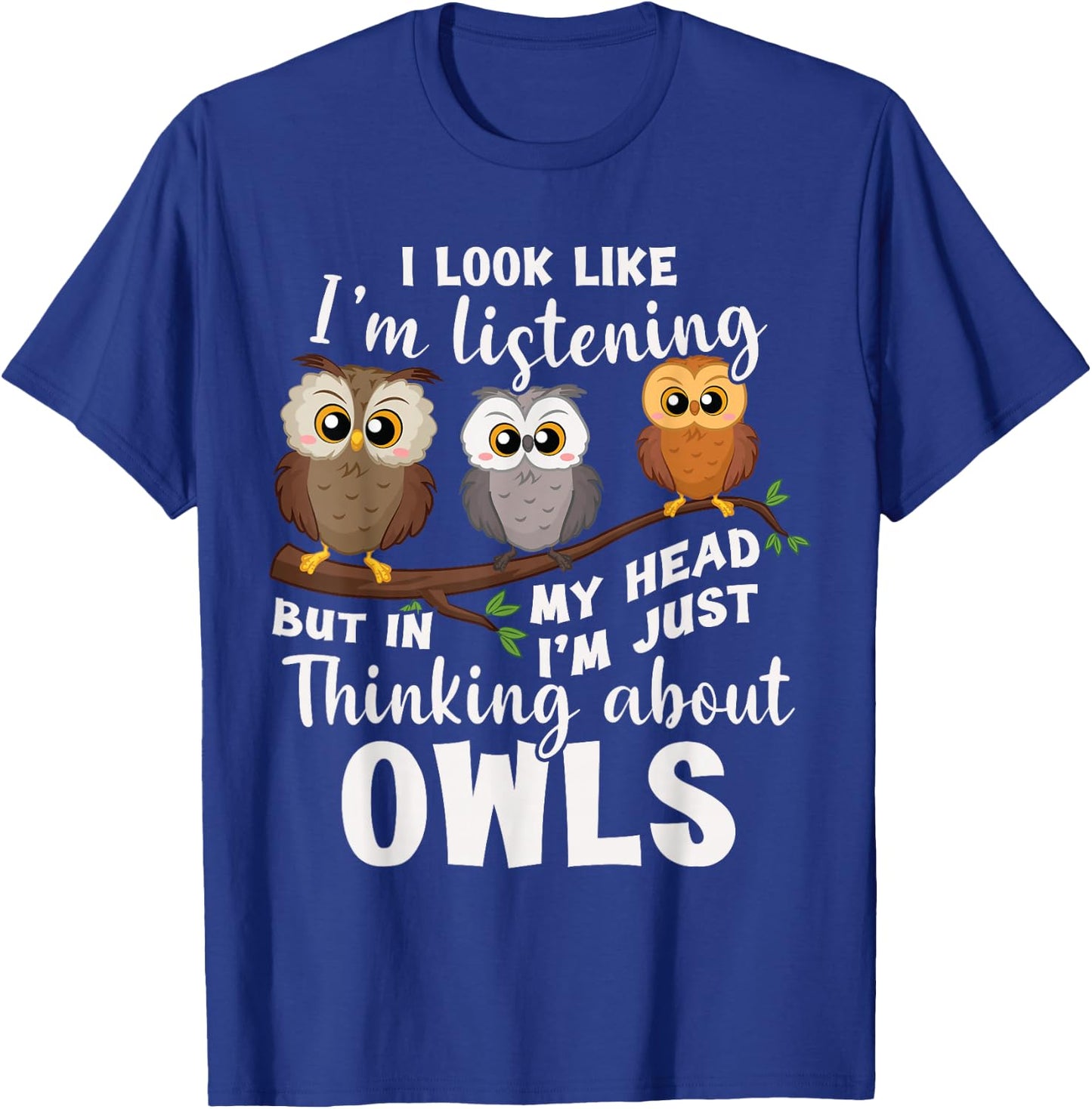 Cute Owl Costume For Kids | Owl T-Shirt - T-Shirt | Royal