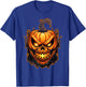 Funny Fall Autumn Halloween Scary Pumpkin lazy Costume T-Shirt - T-Shirt | Royal