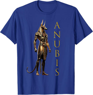 Anubis Egyptian God King Pharaoh Mythology Afterlife Design T-Shirt - T-Shirt | Royal