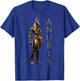 Anubis Egyptian God King Pharaoh Mythology Afterlife Design T-Shirt - T-Shirt | Royal