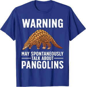 Cool Pangolin Women Save Pangolins Anteater Animal T-Shirt - T-Shirt | Royal