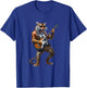 Animal Tiger Lover Guitar - Tiger Playing Electric Guitar T-Shirt - T-Shirt | Royal
