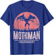Funny Mothman Cryptid Point Pleasant WV - Kids Black Cotton Blend Classic Fit Short Sleeve - Small T-Shirt - T-Shirt | Royal