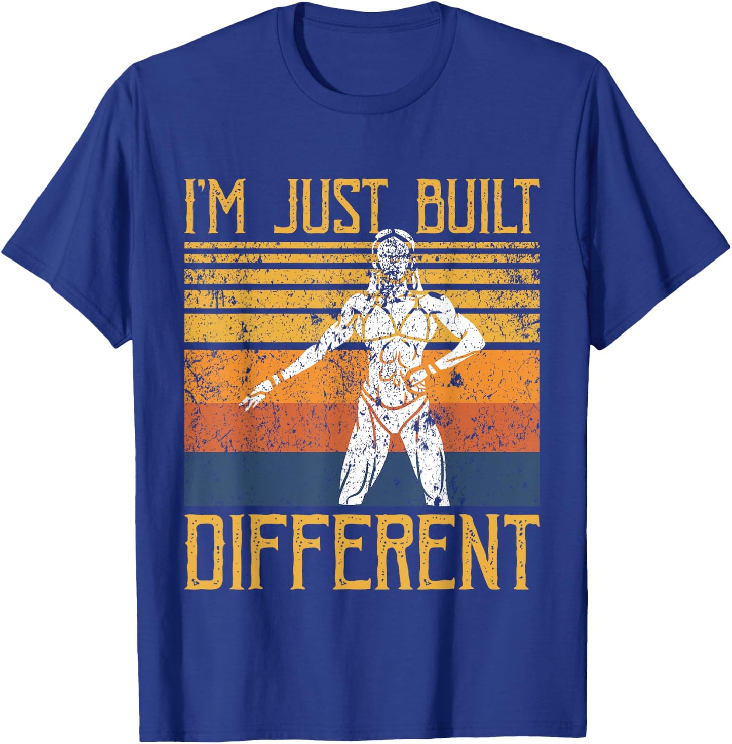 I'm Just Built Different - Fitness Bodybuilding Gym Women T-Shirt - T-Shirt | Royal