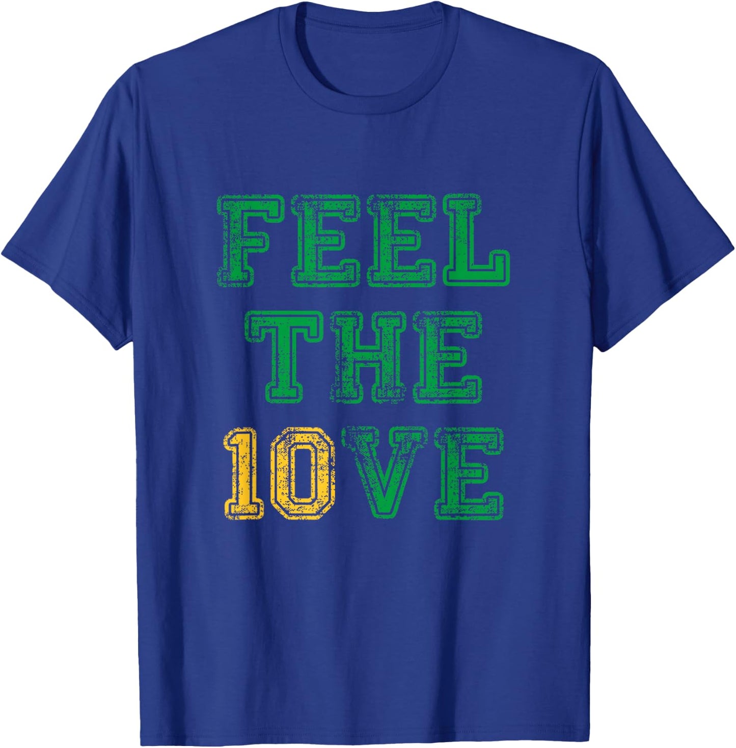 Feel The Love American Football Jordan Quarterback Retro T-Shirt - T-Shirt | Royal