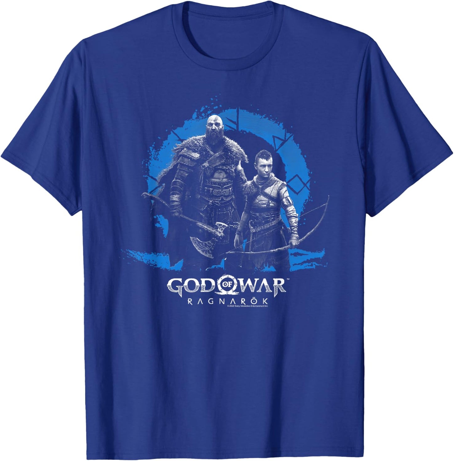 God of War: Ragnarok Icon with Kratos and Atreus T-Shirt - T-Shirt | Royal
