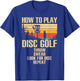 Funny Disc Golf Design Women Disc Golf Player Lover T-Shirt - T-Shirt | Royal