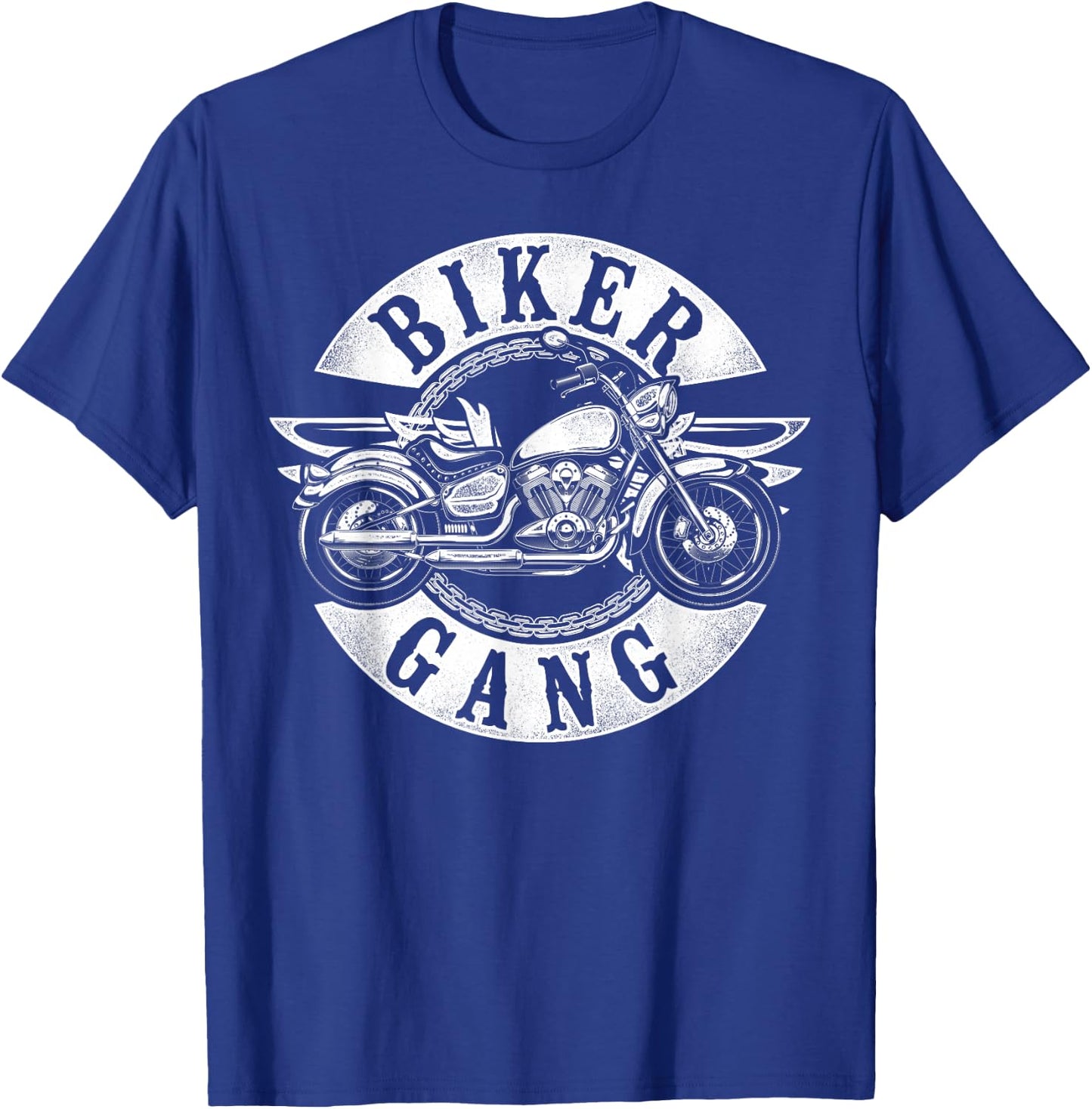 Classic Motorcycle Biker Biker Gang T-Shirt - T-Shirt | Royal