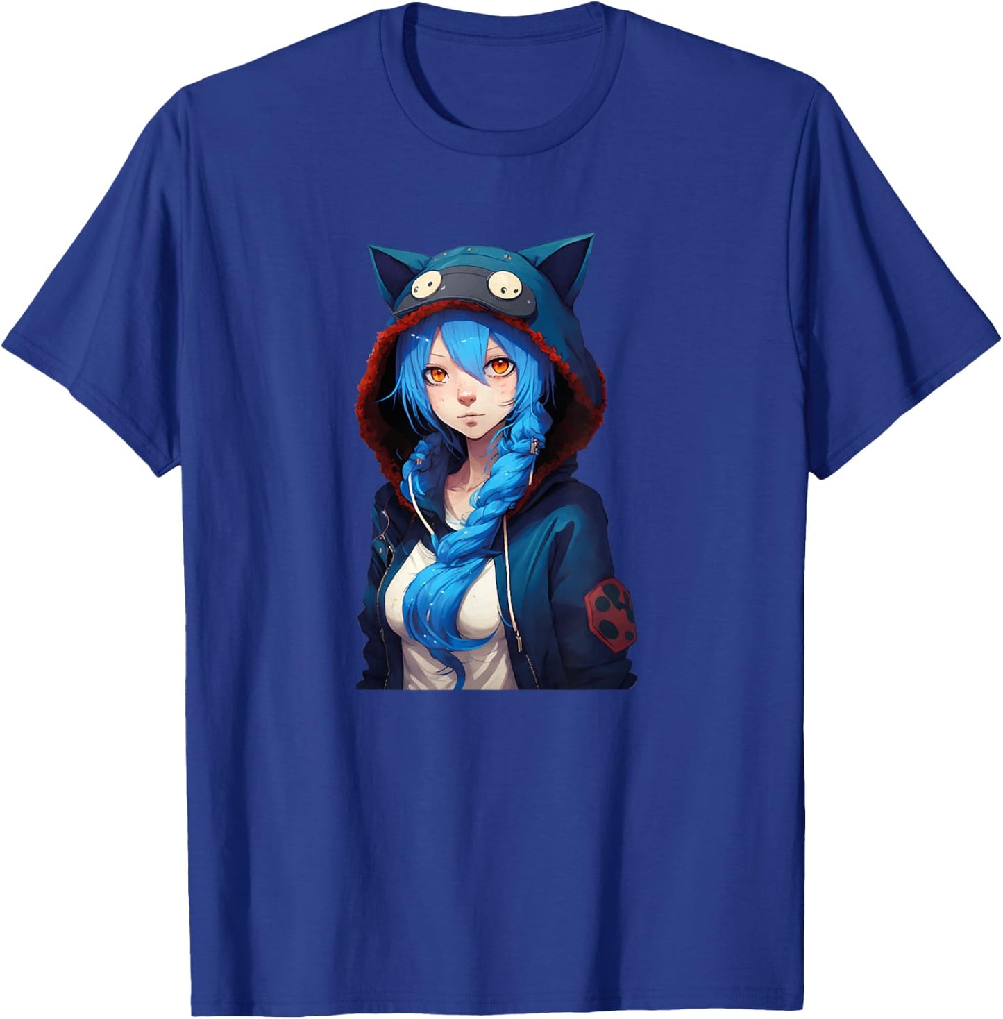 Anime Girl Waifu Japanese Aesthetic Kawaii Otaku T-Shirt - T-Shirt | Royal