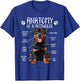 Funny Anatomy Rottweiler Dog Owner Rottie Dad Mom Pet Lover Men Women Kids T-Shirt - T-Shirt | Royal