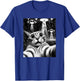 Cat UFO Invasion | Funny Cat Meme Retro Alien Cat UFO Selfie T-Shirt - T-Shirt | Royal