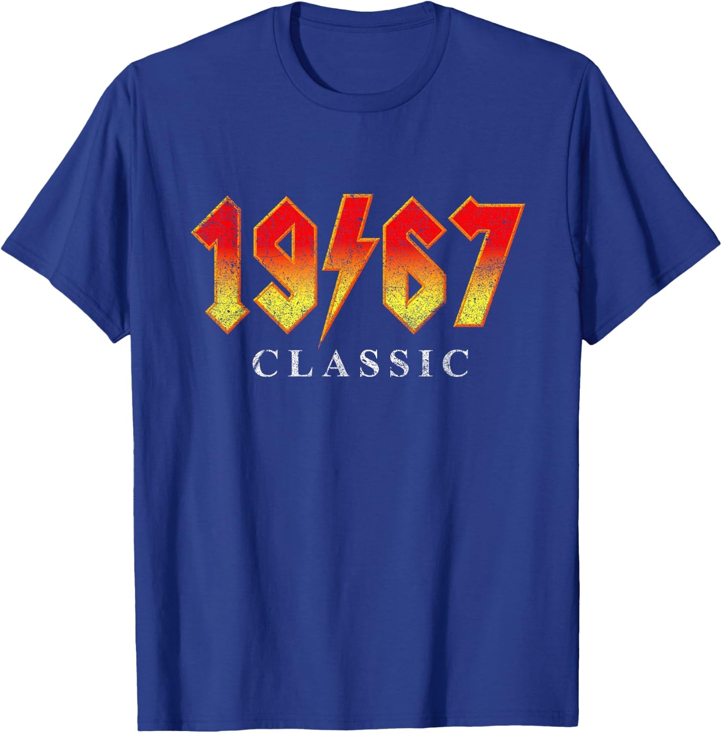1967 Classic Vintage Rock Band Concert style Birthday T-Shirt - T-Shirt | Royal
