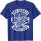 One Badass Bonus Stepdad Biker Step Dad Fathers Day Gift T-Shirt - T-Shirt | Royal