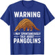 Cool Pangolin Women Save Pangolins Anteater Animal T-Shirt - T-Shirt | Royal