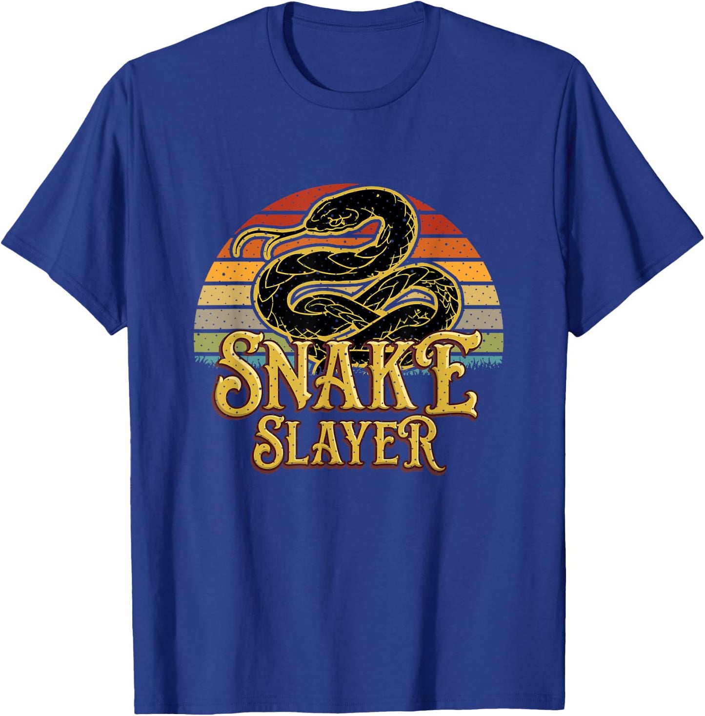 Snake Slayer Snake Hunting T-Shirt - T-Shirt | Royal