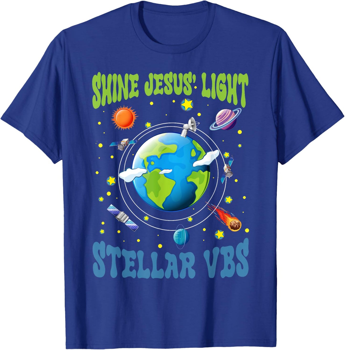 Stellar VBS 2023 Stellar Vacation Bible School T-Shirt - T-Shirt | Royal