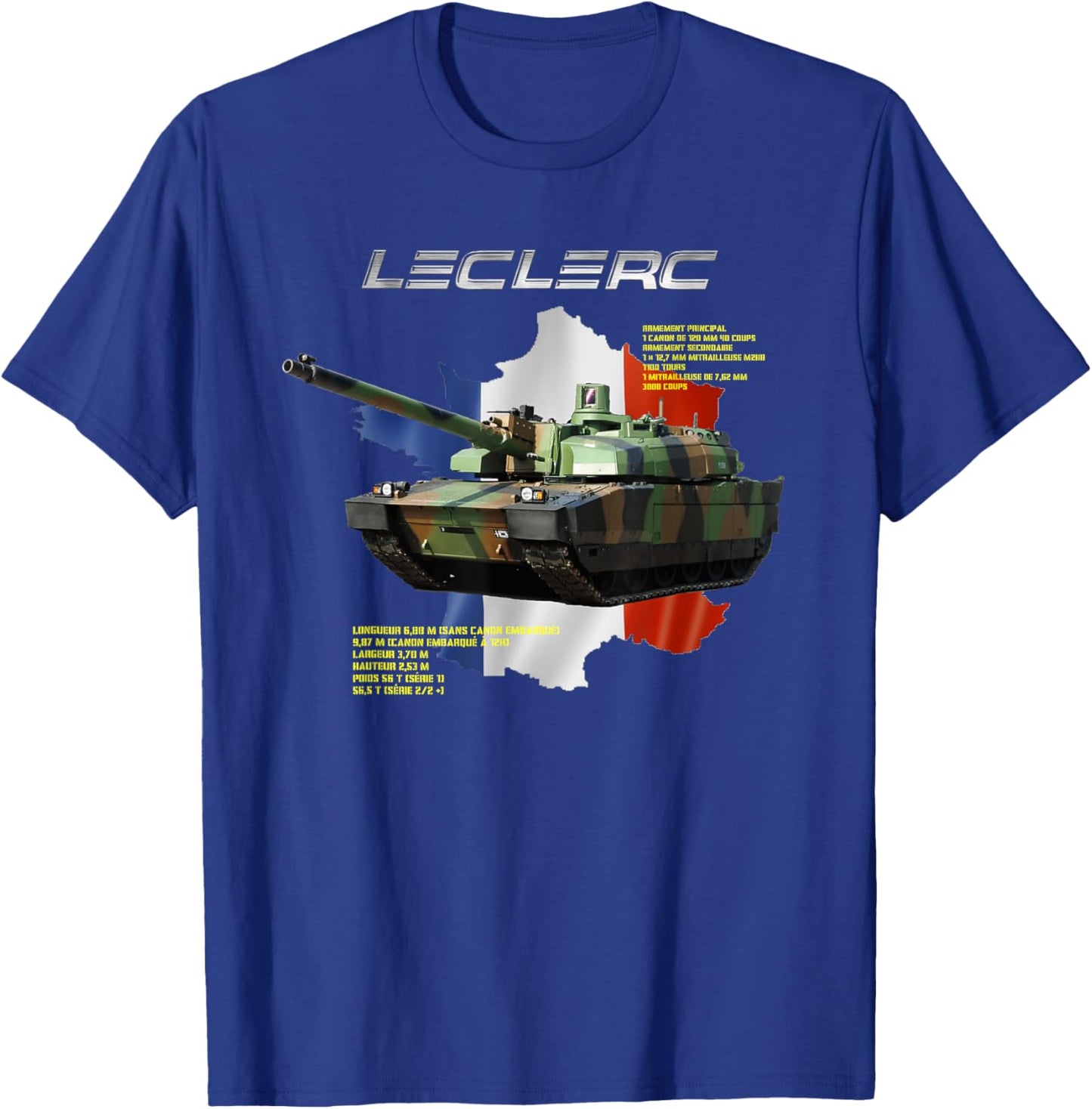 Leclerc, our chariot T-Shirt - T-Shirt | Royal