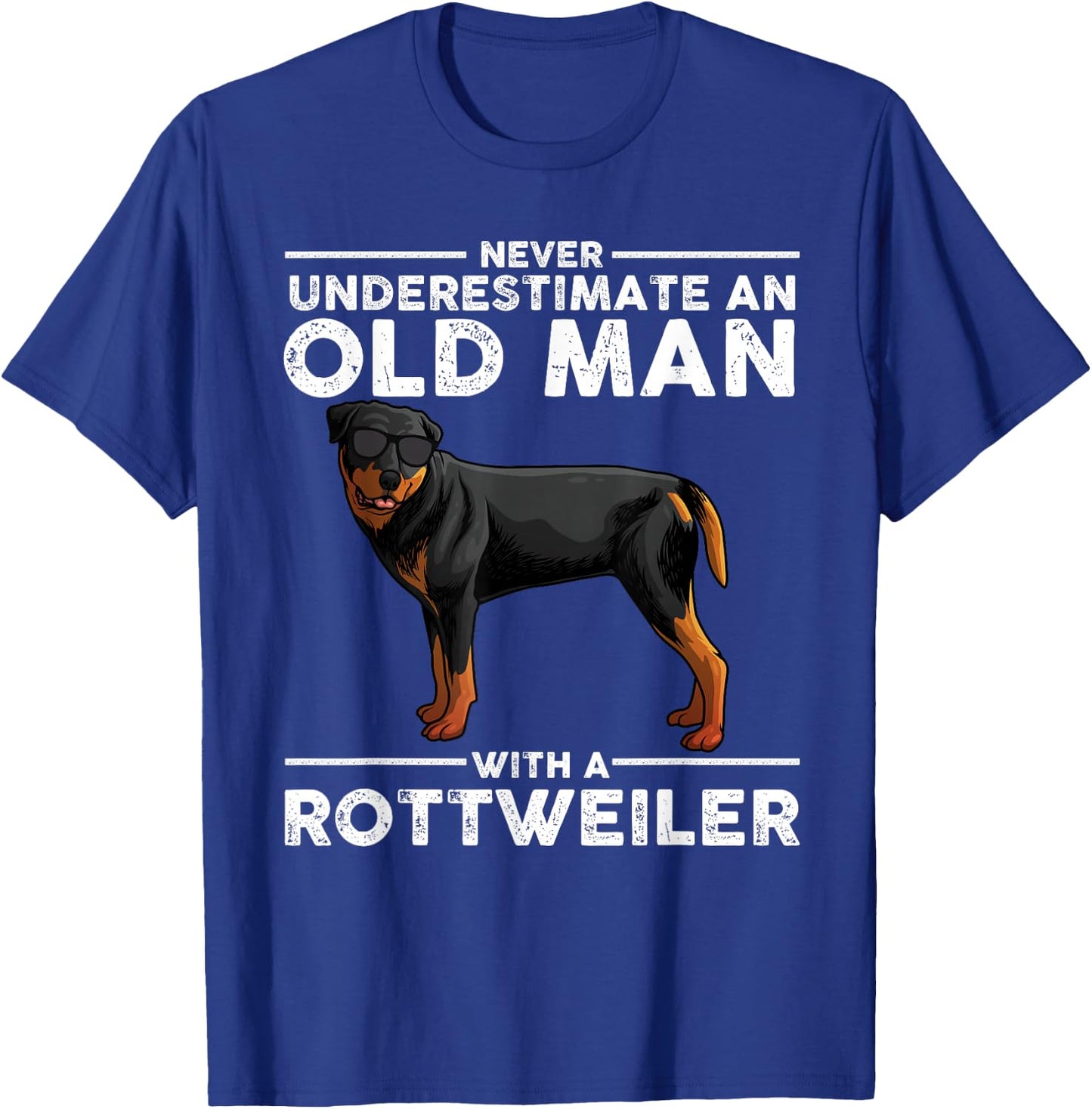 Rottweiler Art Dad Grandpa Rottie Lover Rottweiler T-Shirt - T-Shirt | Royal