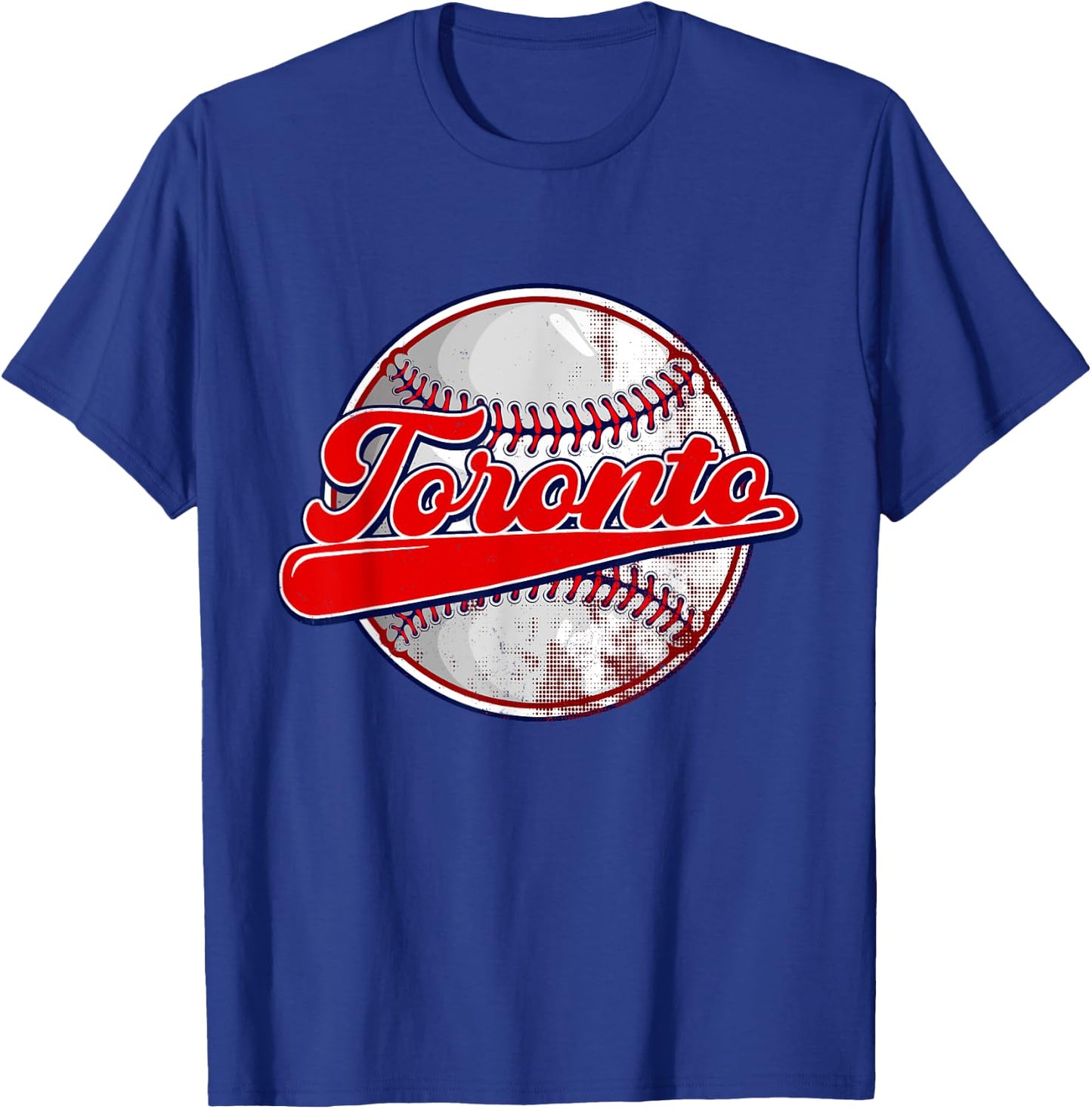 Vintage Toronto Baseball Lover Women Kids T-Shirt - T-Shirt | Royal