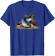 Trout Fish Illustration Fly Fishing Art T-Shirt - T-Shirt | Royal