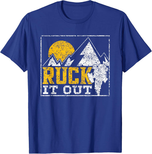 Ruck It Out Backpack Workout Backpack T-Shirt - T-Shirt | Royal