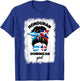 Half Dominican And Honduran Honduras Dominica Flag Girl Mix T-Shirt - T-Shirt | Royal