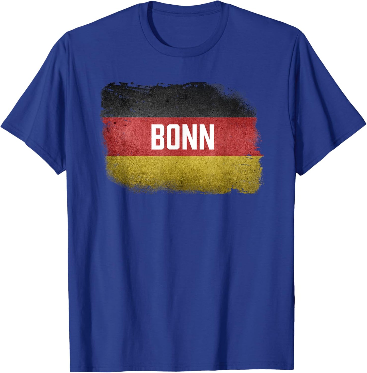Bonn | Germany German Flag Vintage Souvenir T-Shirt - T-Shirt | Royal