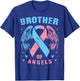 Brother of Angels Pregnancy Miscarriage Child Loss Pink Blue T-Shirt - T-Shirt | Royal