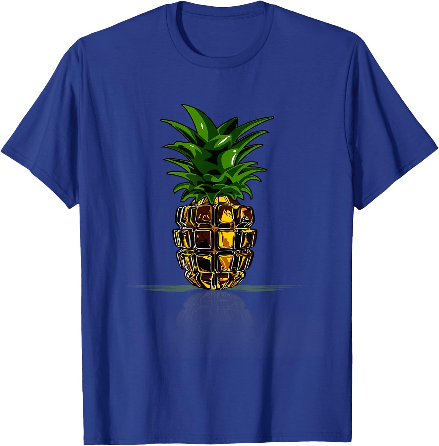 Cute Pineapple Hand Grenade Halloween Costume Military T-Shirt - T-Shirt | Royal