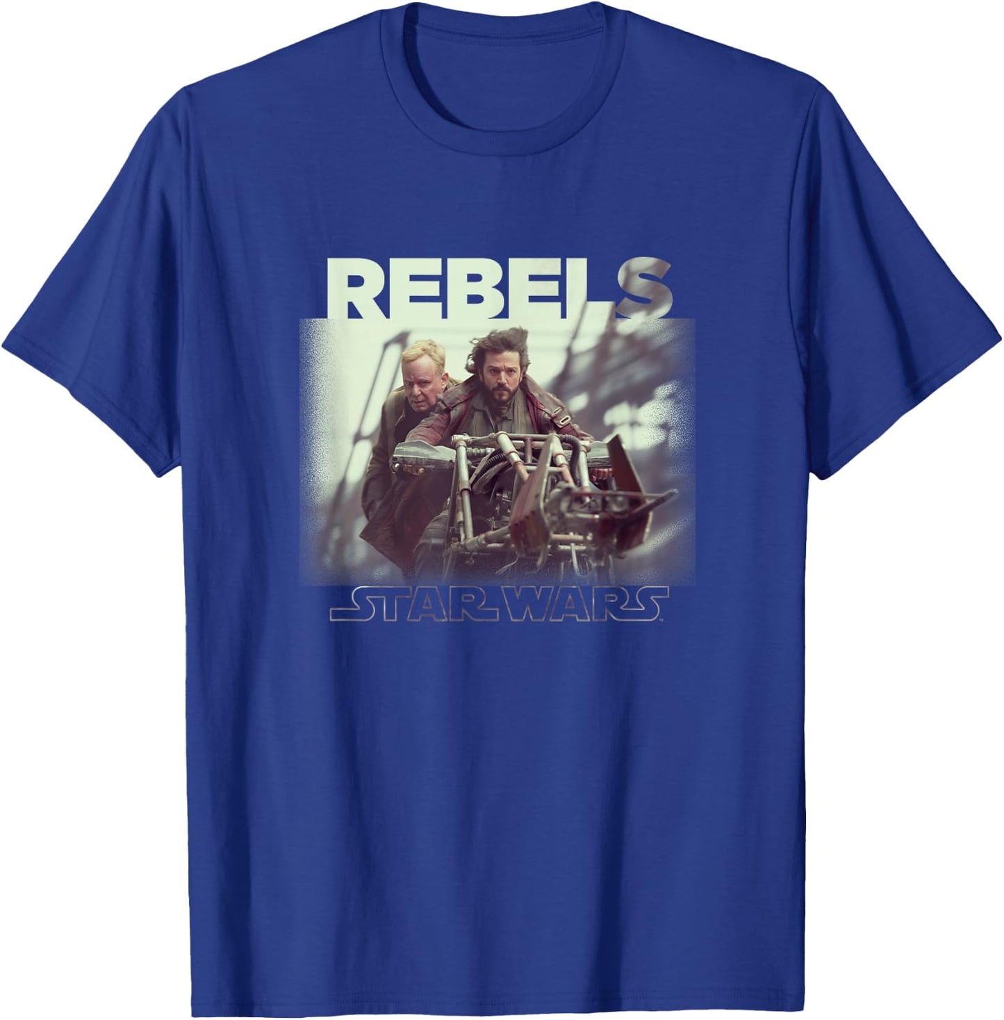 Star Wars: Andor Rebels Cassian & Luthen Vintage Portrait T-Shirt - T-Shirt | Royal