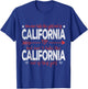 Girl Out Of California Hometown Home California T-Shirt - T-Shirt | Royal