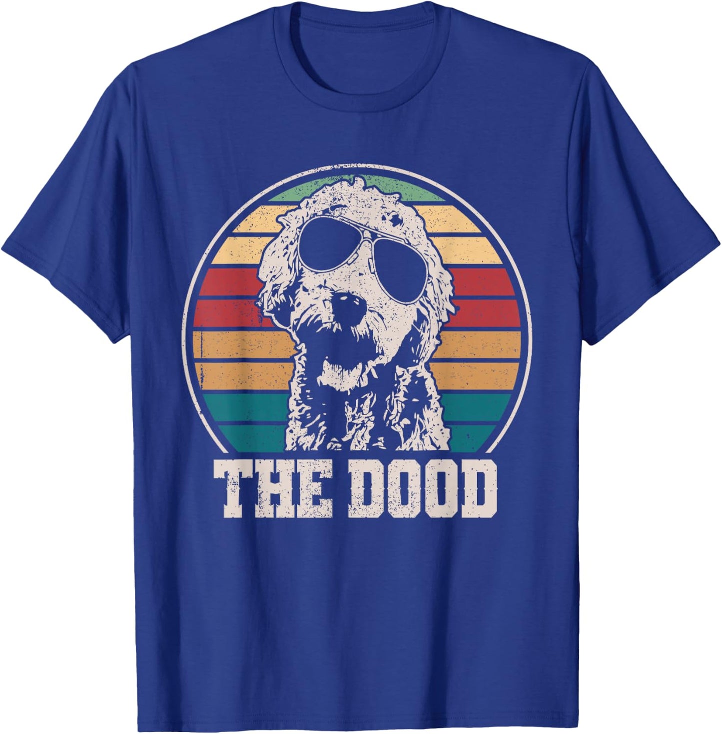 Goldendoodle - The Dood Vintage Retro Dog Women Girls Kids T-Shirt - T-Shirt | Royal