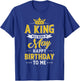 A King Was Born In May Happy Birthday To Me T-Shirt - T-Shirt | Royal
