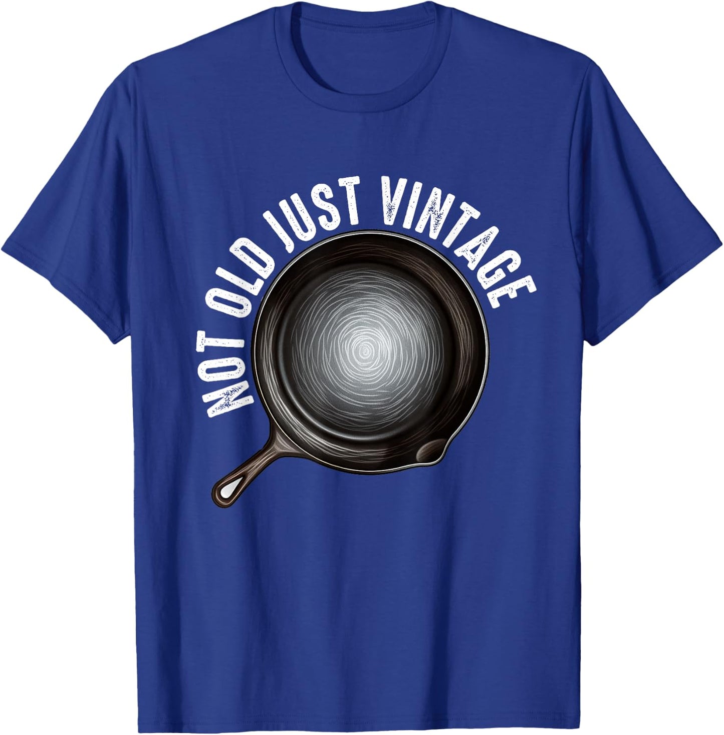 Cast Iron Pan Lover Frying Skillet Funny Cooking Chef T-Shirt - T-Shirt | Royal