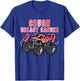 Pink Monster Truck Breast Cancer Awareness Toddler Boy Kids T-Shirt - T-Shirt | Royal