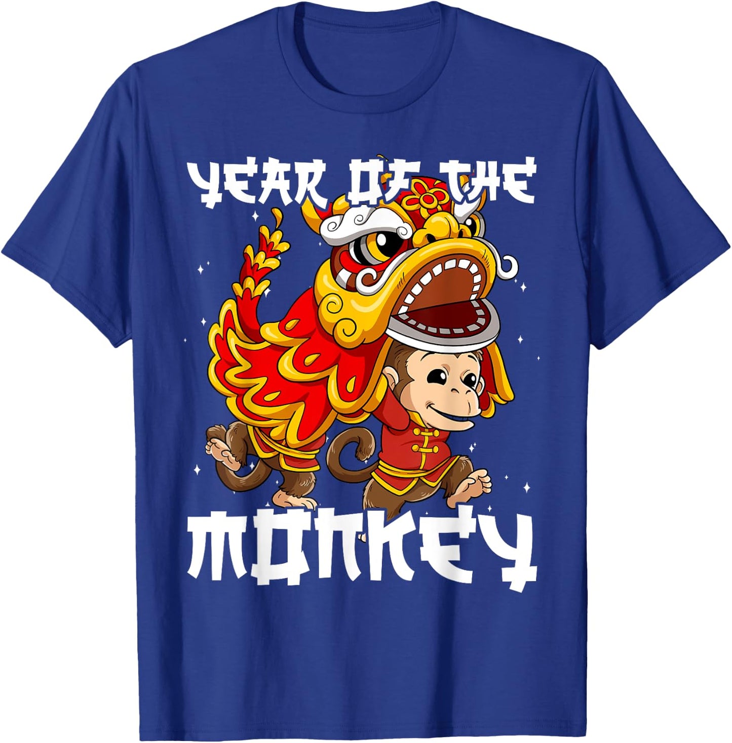 Year Of The Monkey Chinese Lunar New Year T-Shirt - T-Shirt | Royal